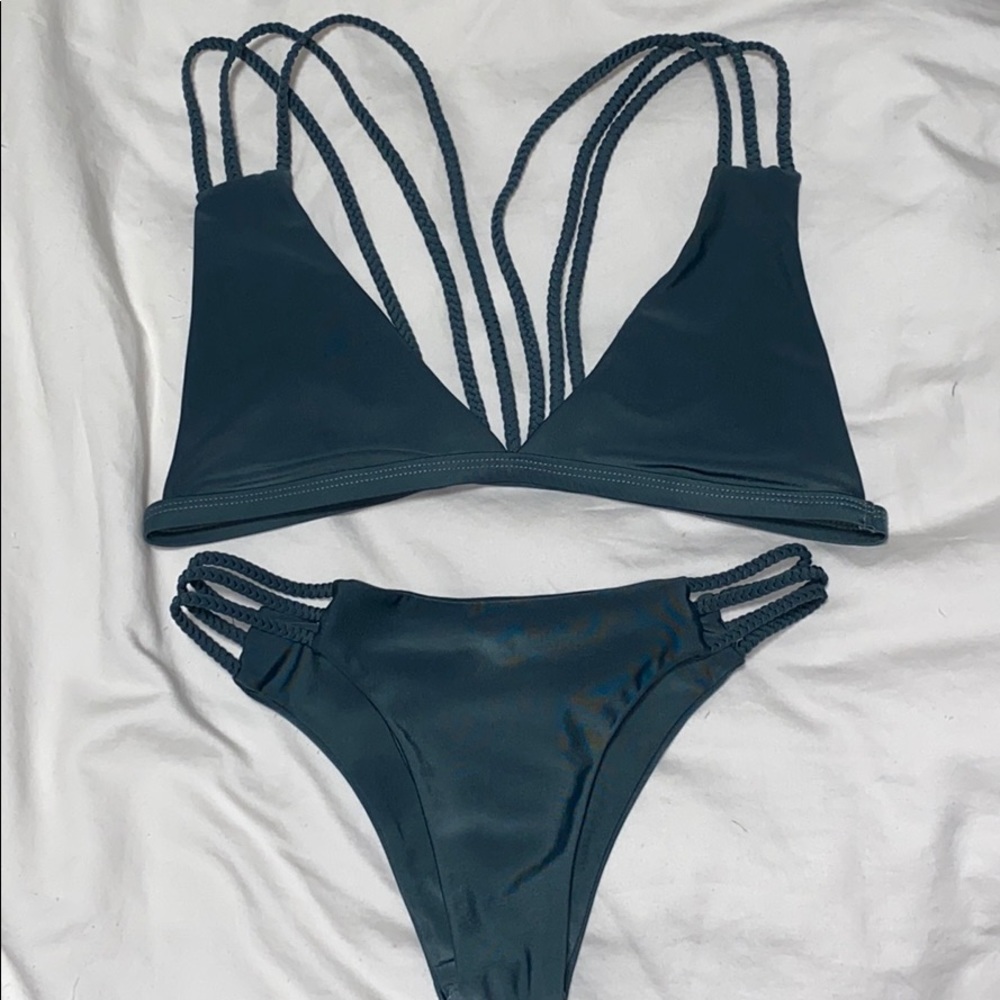 SOLD Strappy Bikini Set - Picture 1 of 4